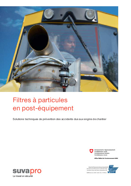 Vue dégagée sur les machines avec filtre à particules