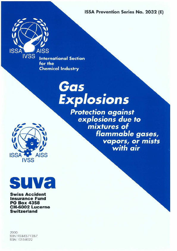 Gas Explosions - Protection against explosions due to mixtures of flammable gases, vapors,or mists with air