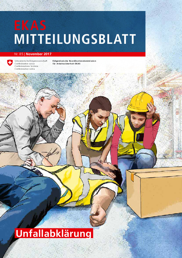 EKAS-Mitteilungsblatt Nr. 85/2017: Unfallabklärung
