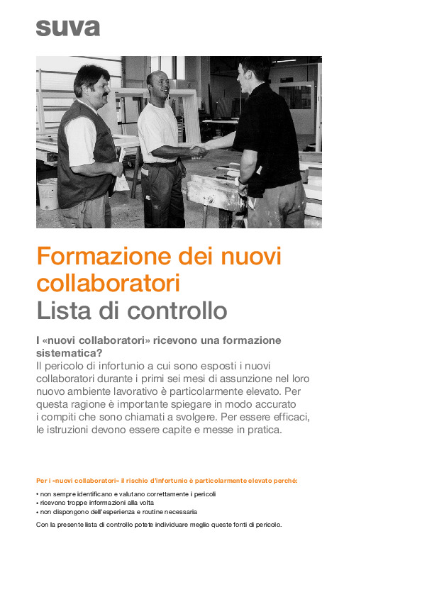 Per partire col piede giusto