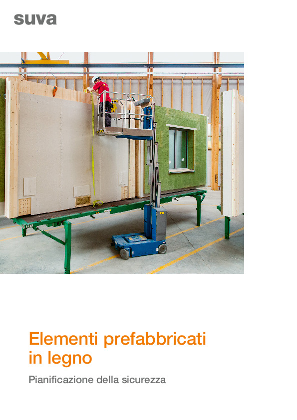 Opuscolo: Elementi prefabbricati in legno - Pianificazione della sicurezza
