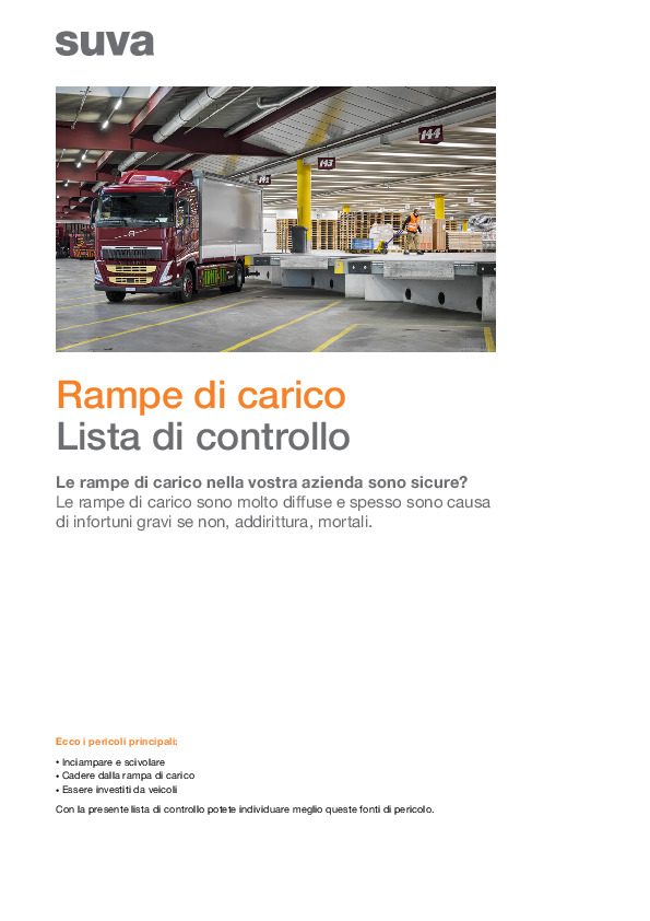 Lavorare in sicurezza nelle rampe di carico