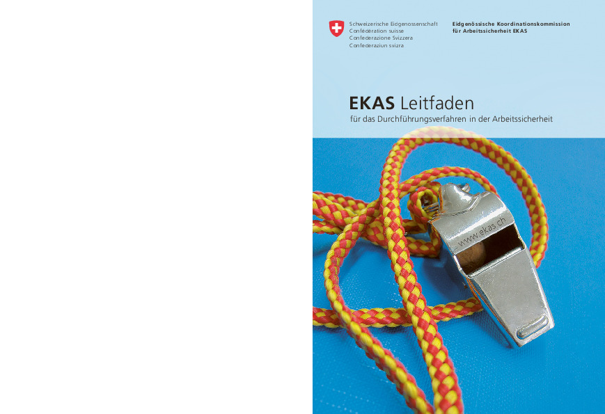 Leitfaden für das Durchführungsverfahren in der Arbeitssicherheit (EKAS)