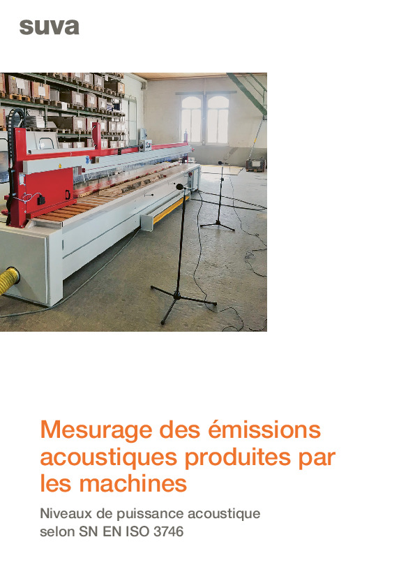 Brochure: Mesurer les émissions acoustiques produites par les machines en toute simplicité