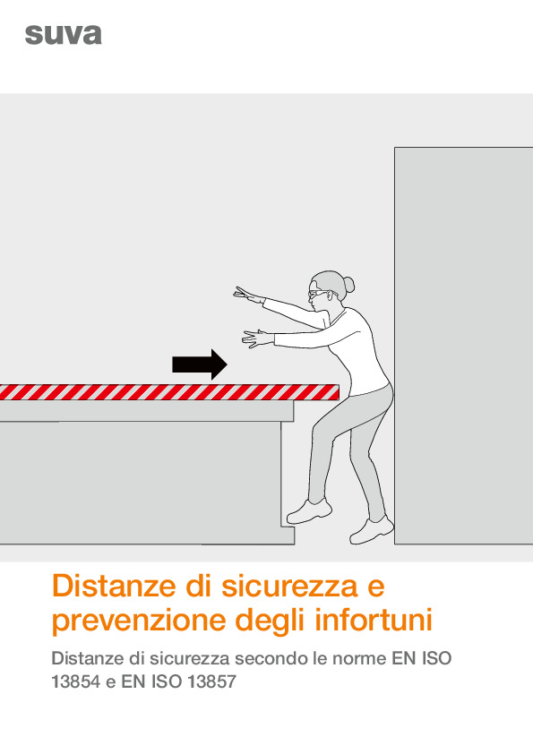 Le distanze minime creano sicurezza – pieghevole