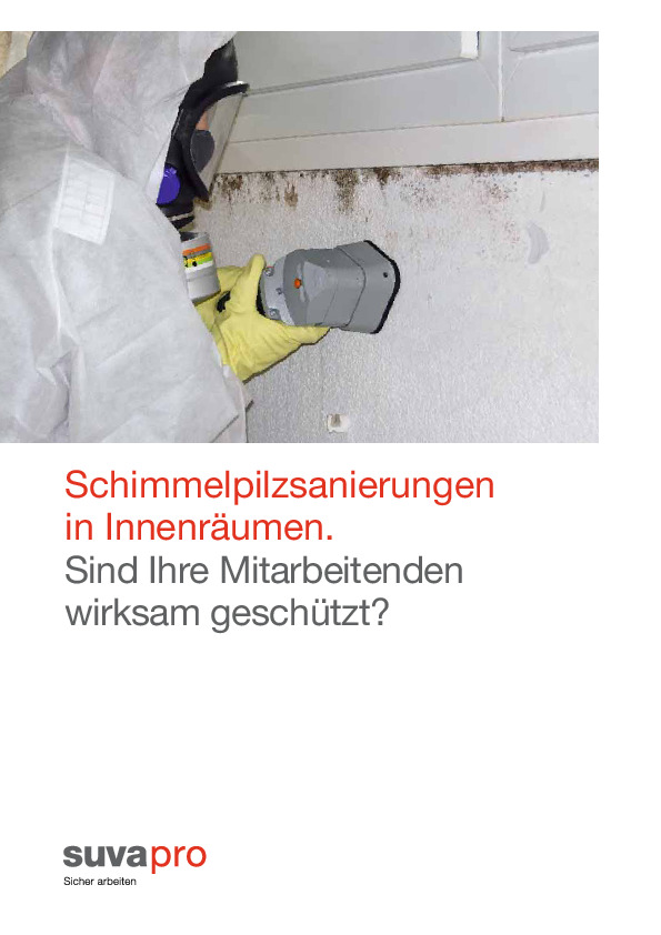 Merkblatt: Schimmelpilz-Sanierung und Mitarbeiterschutz