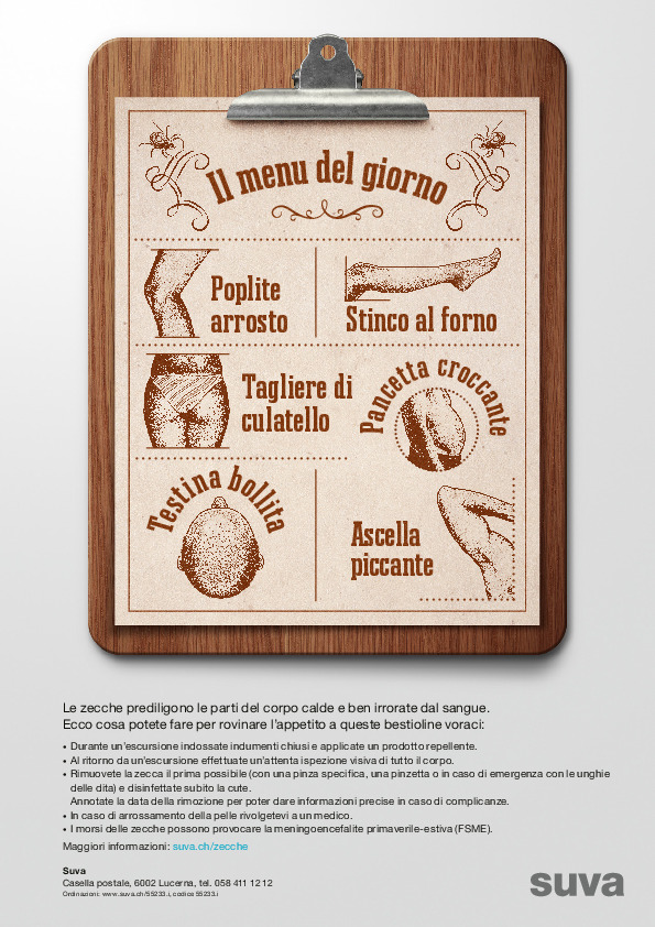 Rovinare l'appetito alle zecche