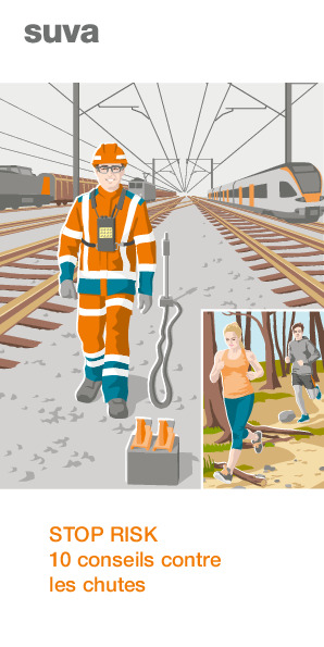 Conseils contre les chutes lors des travaux aux abords des voies