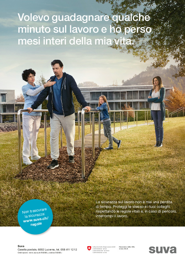 Manifesto: prendetevi il tempo di lavorare in sicurezza