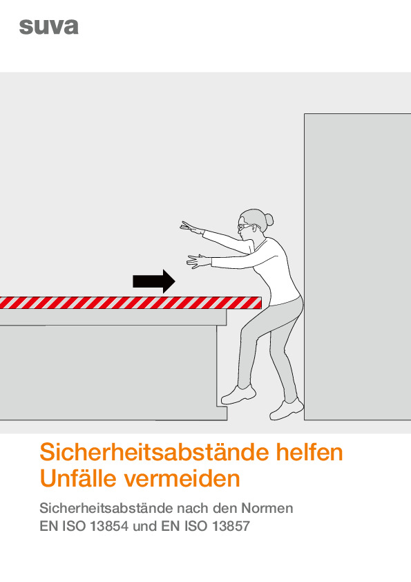 Mindestabstände schaffen Sicherheit – Broschüre