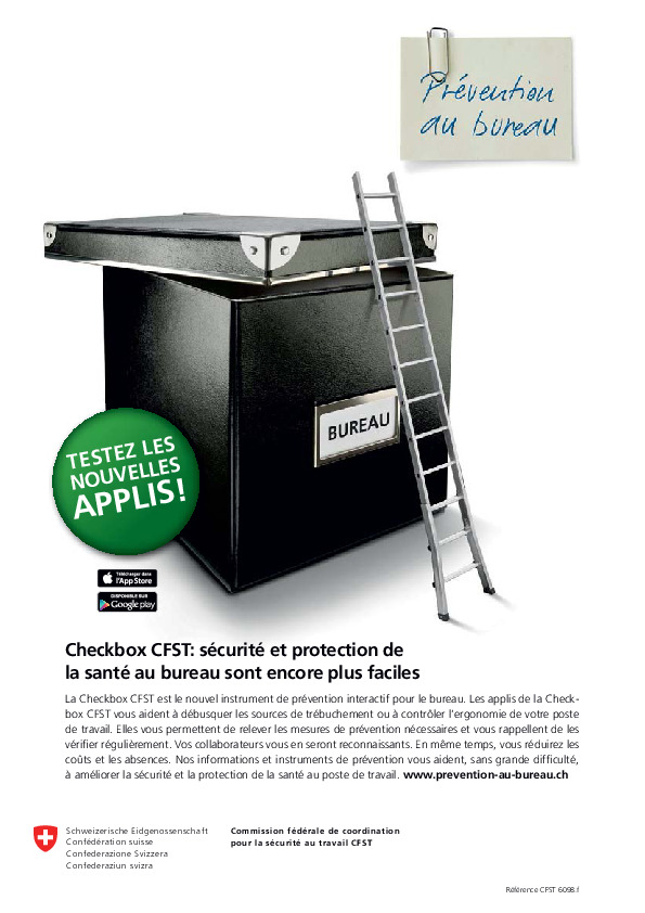 Checkbox CFST: sécurité et protection de la santé au bureau sont encore plus faciles
