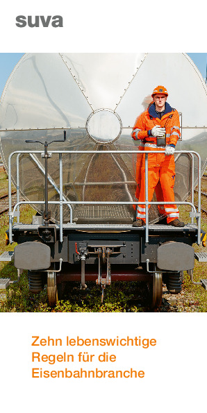 Prospekt: Lebenswichtige Regeln in der Eisenbahnbranche
