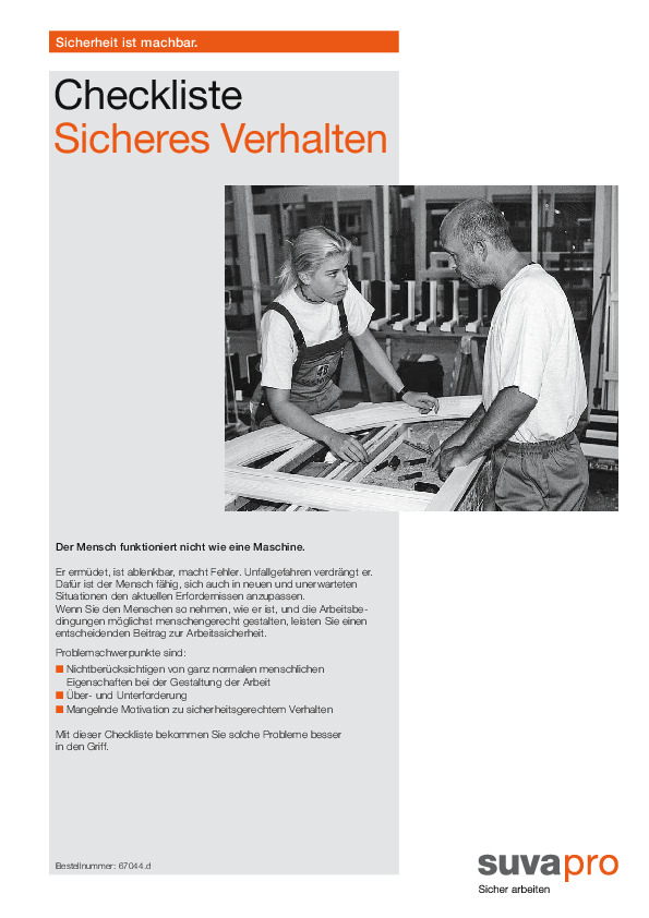 Menschen sind keine Maschinen