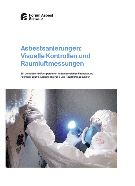 Asbestsanierung: visuelle Kontrolle und Raumluftmessung