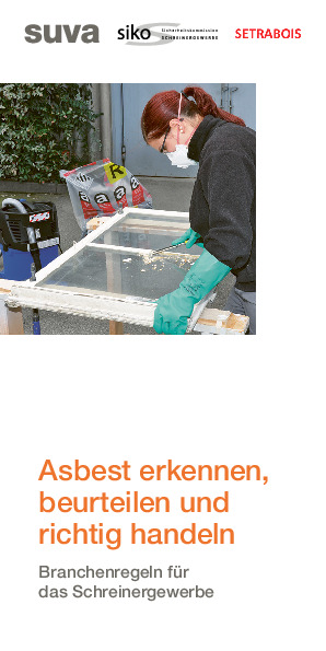 Broschüre: Lebenswichtige Regeln Asbest für Schreiner