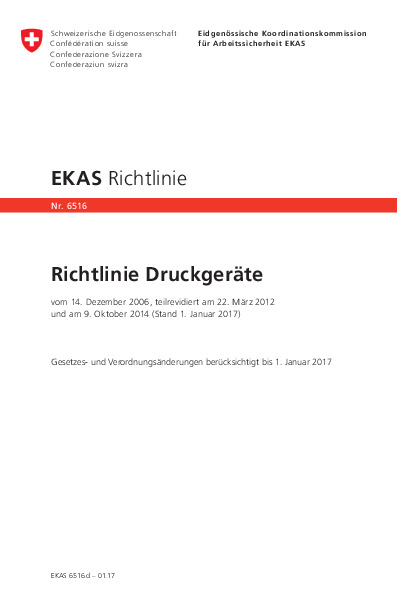 Druckgeräte (EKAS)