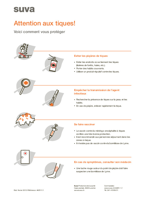 Morsures de tiques lors de travaux forestiers