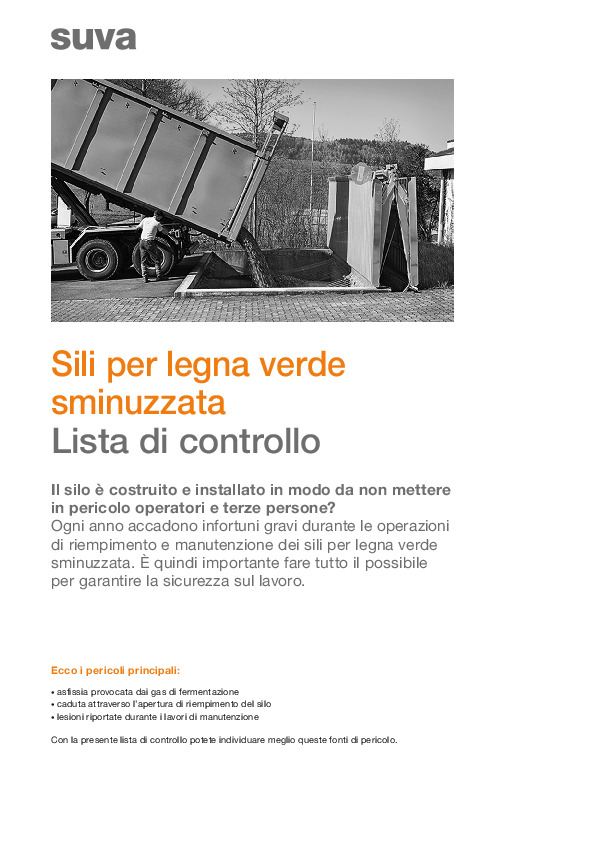 Silo per legna verde sminuzzata: minimizzare i rischi