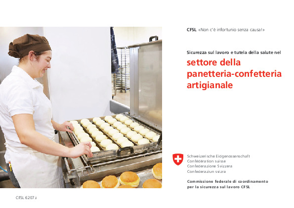 Opuscolo: sicurezza sul lavoro in panetterie e pasticcerie