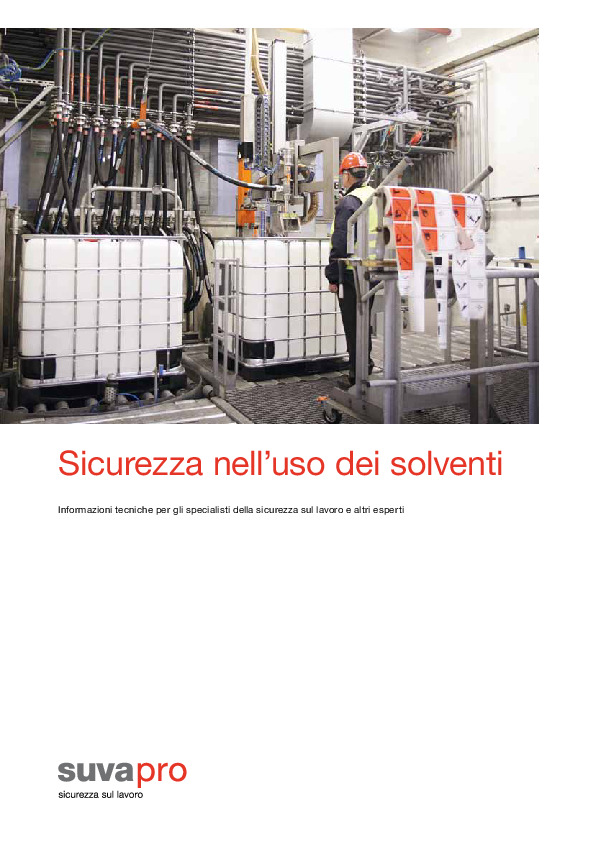 Protegga i suoi collaboratori che lavorano con i solventi