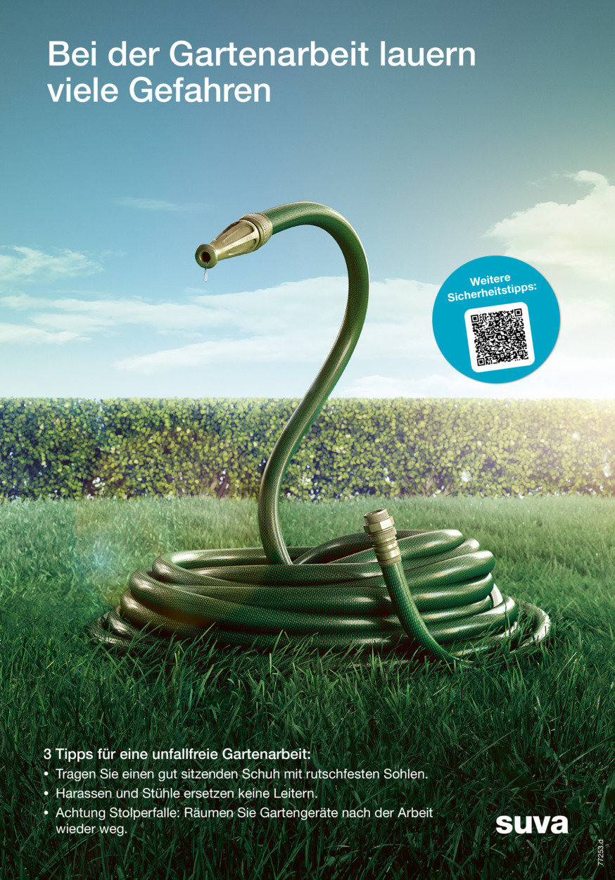 Tipps für unfallfreie Gartenarbeit