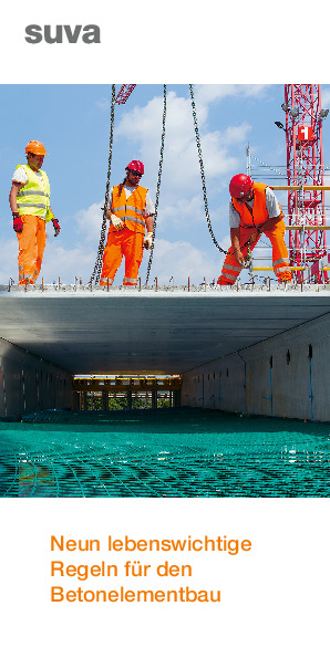 Prospekt: Lebenswichtige Regeln für den Betonelementbau