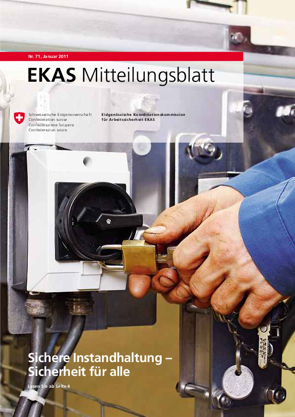 EKAS-Mitteilungsblatt Nr. 71/2011