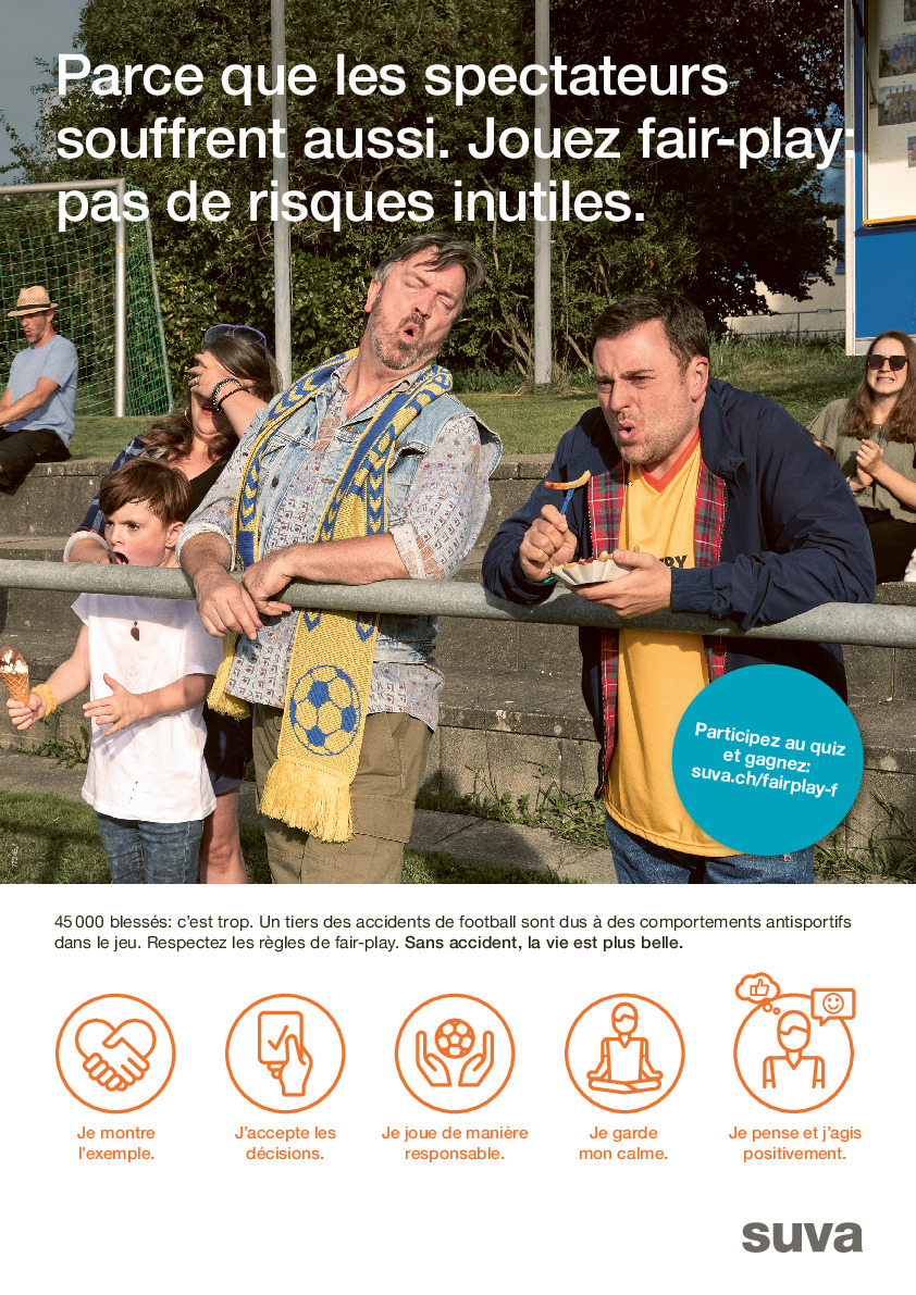 Parce que les spectateurs souffrent aussi. Jouez fair-play pas de risques inutiles.