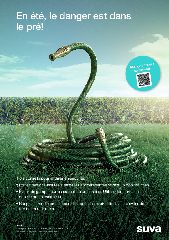 Les dangers du jardinage – Affiche