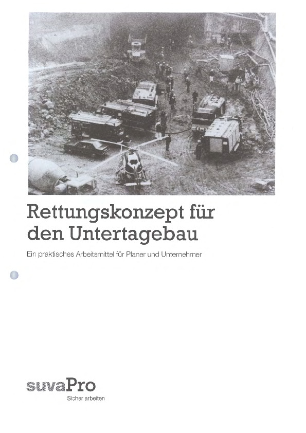 Kein Untertagebau ohne Rettungskonzept