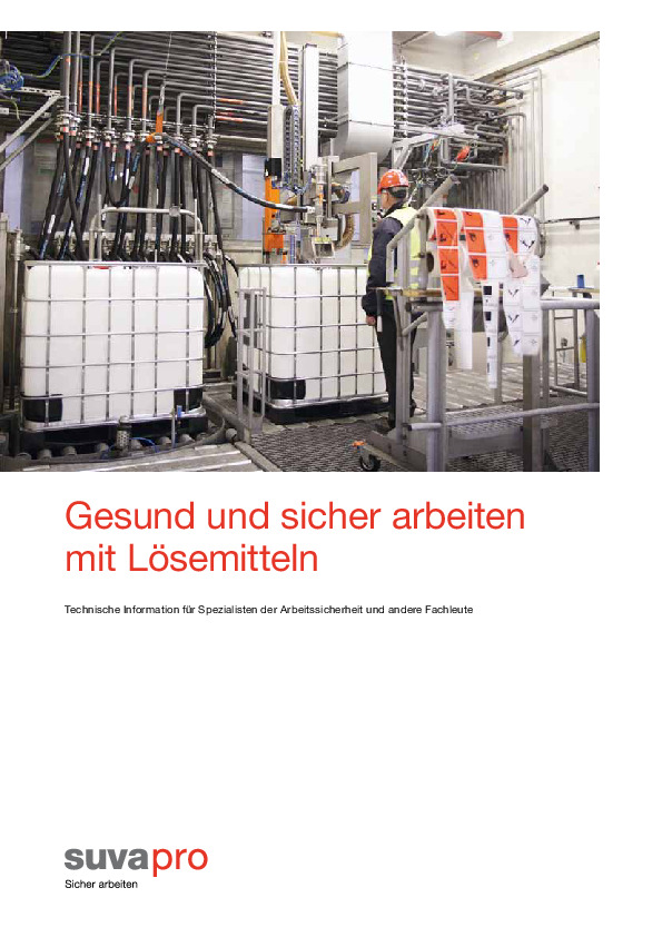 So gehen Ihre Mitarbeitenden sicher mit Lösemitteln um