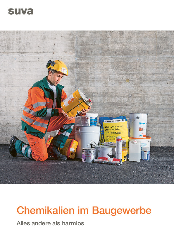 Bauchemikalien sicher handhaben – Merkblatt