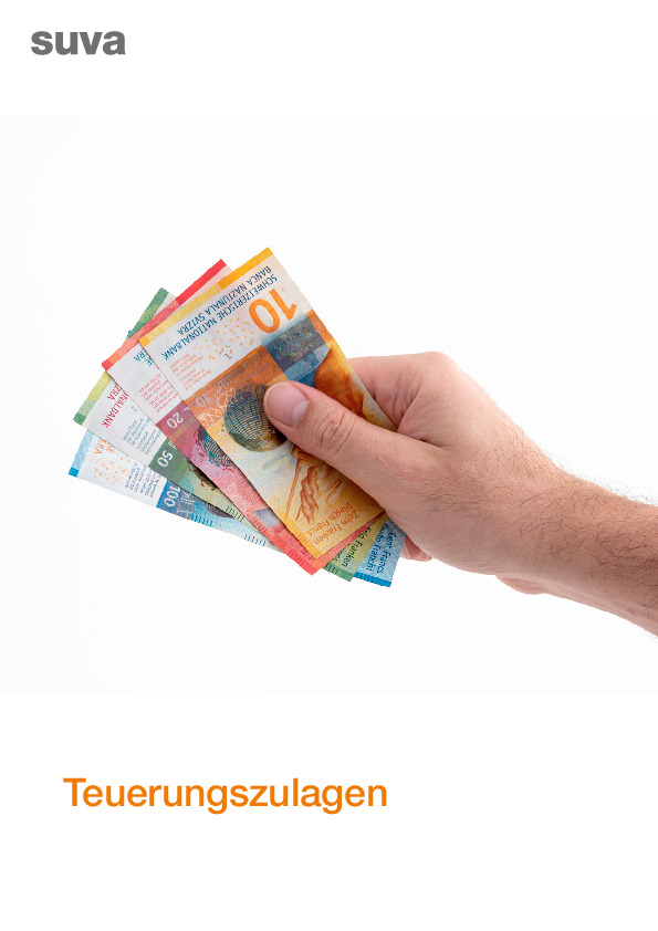 Teuerungszulagen für Rentenberechtigte der Suva