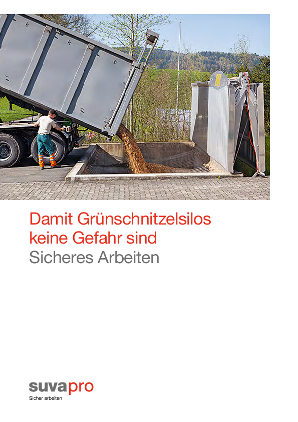 Keine Unfälle mit Holzschnitzel in Silos