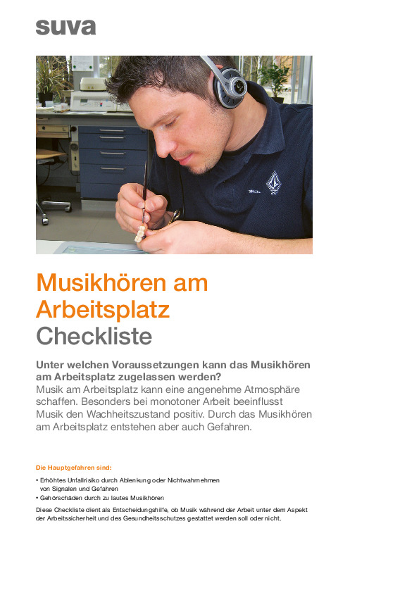 Checkliste: Musik am Arbeitsplatz erlauben oder nicht?