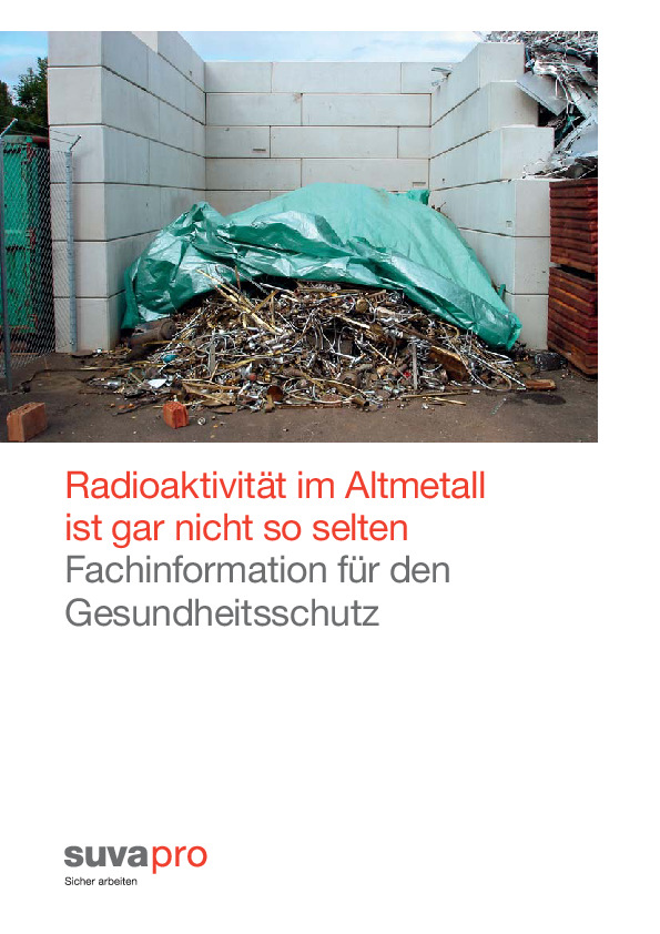 Radioaktive Stoffe im Metallschrott