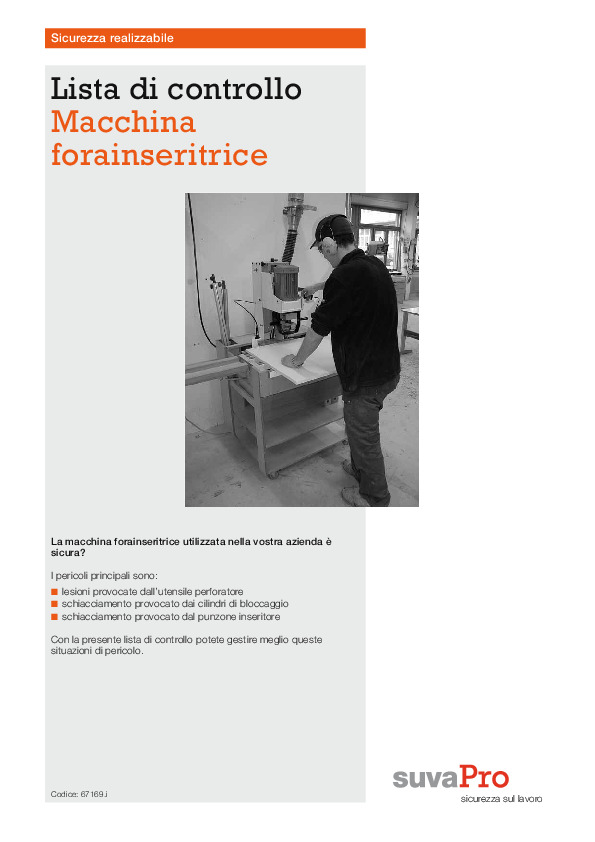 Perforazione sicura con questa lista di controllo