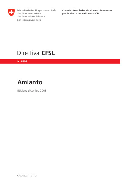 La Direttiva CFSL amianto e gli obiettivi di protezione
