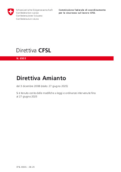La Direttiva CFSL amianto e gli obiettivi di protezione