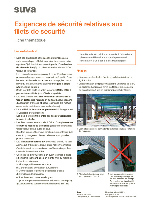Voici comment les filets de sécurité assurent la sécurité