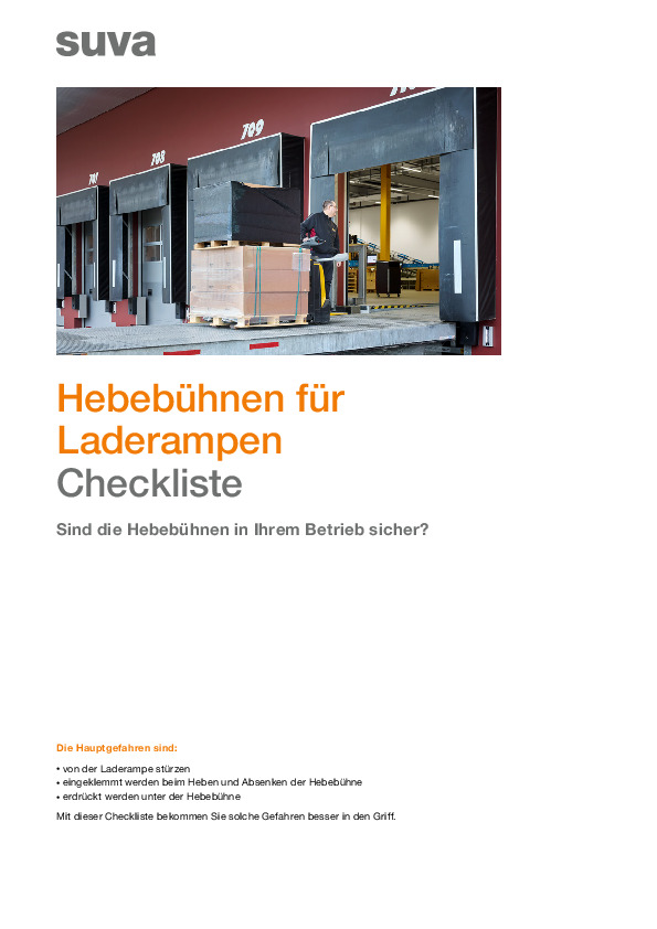 Sichere Laderampen mit Hebebühnen