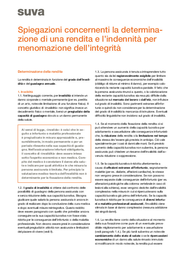 Come viene calcolata la rendita AI?