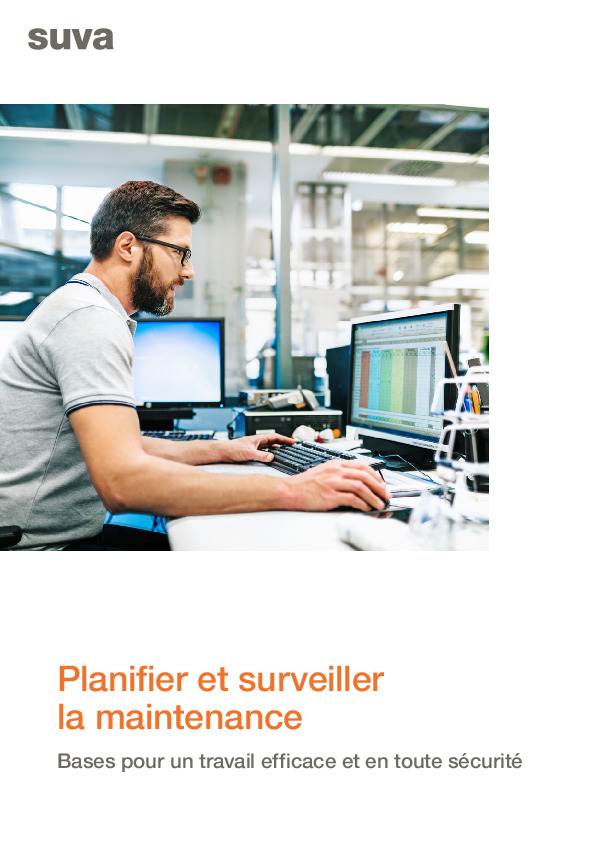 Brochure: planifier la maintenance, travailler avec davantage d’efficacité