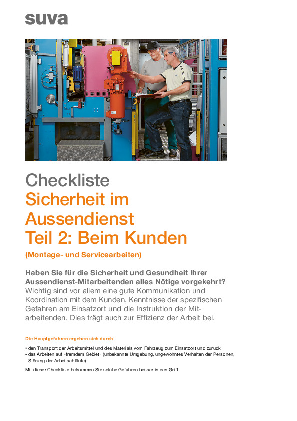 Sicherheit im Aussendienst (2): Beim Kunden