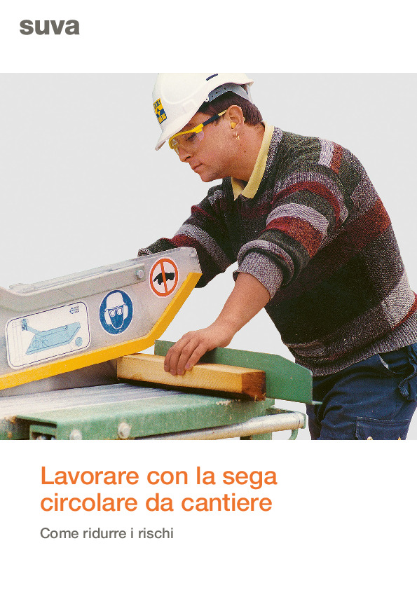 Lavorare con la sega circolare da cantiere