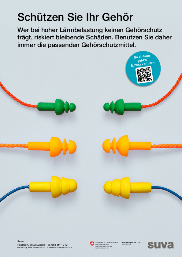 Plakat: Schützen Sie Ihr Gehör