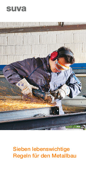 Prospekt: Lebenswichtige Regeln für den Metallbau