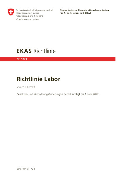 EKAS-Richtlinie: Sicherheit in chemischen Laboren