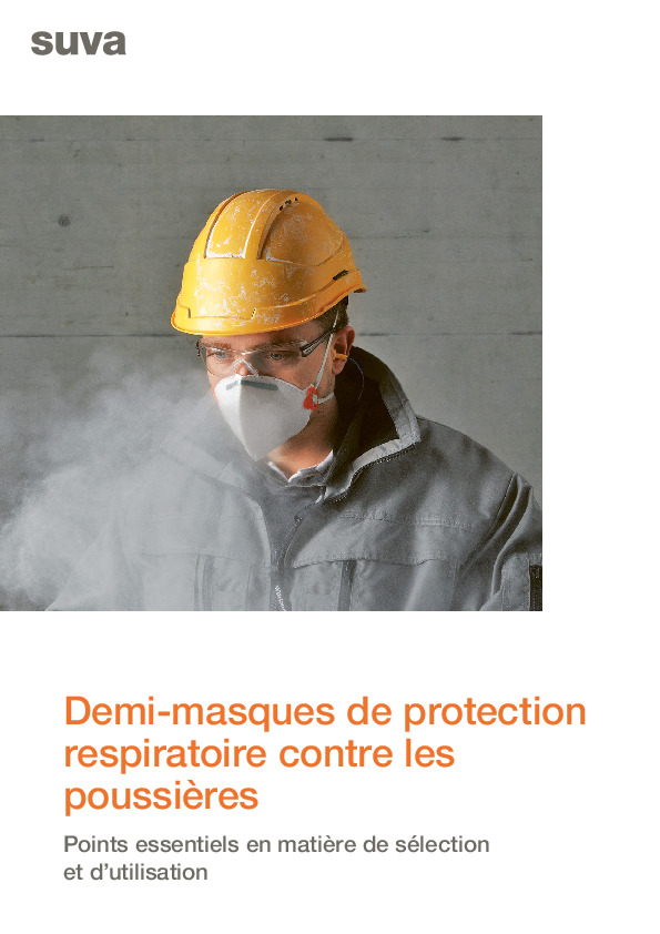 Masques de prot. respiratoire: sélection et utilisation