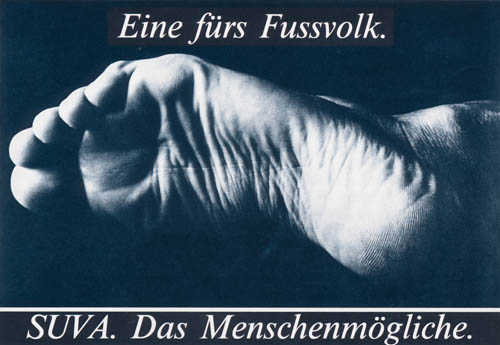 Suva. Das Menschenmögliche, Werbekampagne 1992